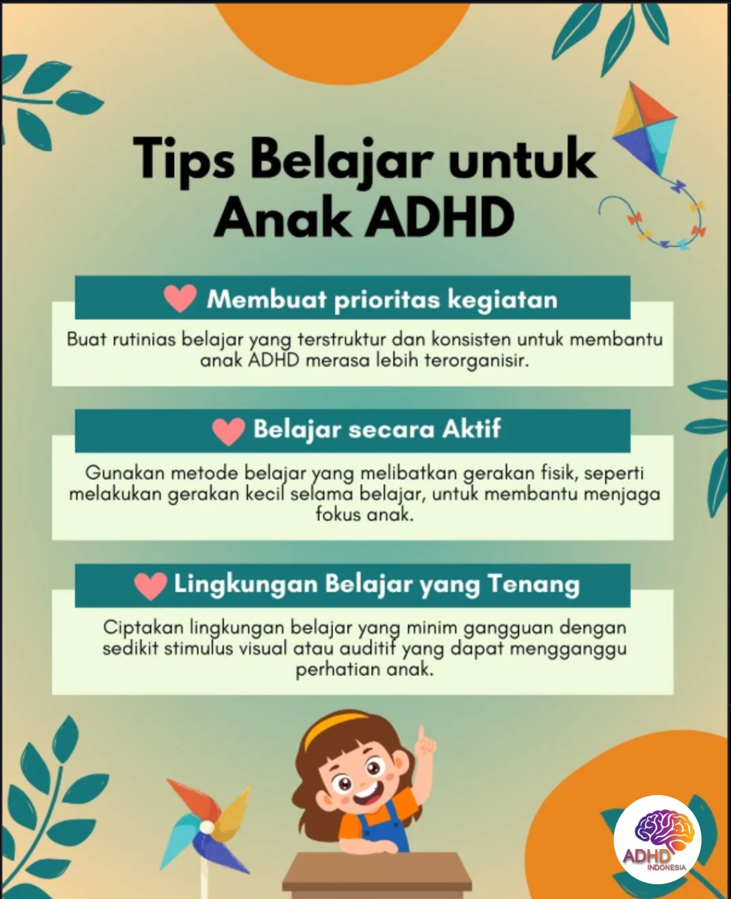Strategi Belajar yang Cocok untuk Anak ADHD di Provinsi Sumatera Barat